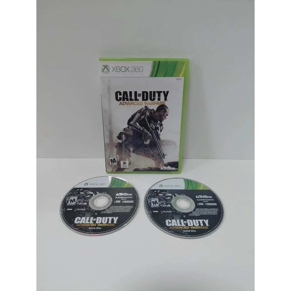 Call of Duty: Advanced Warfare (Microsoft Xbox 360) 2‎ Discs No Manual